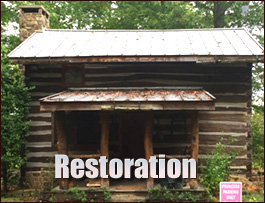Historic Log Cabin Restoration  Amherst, Ohio